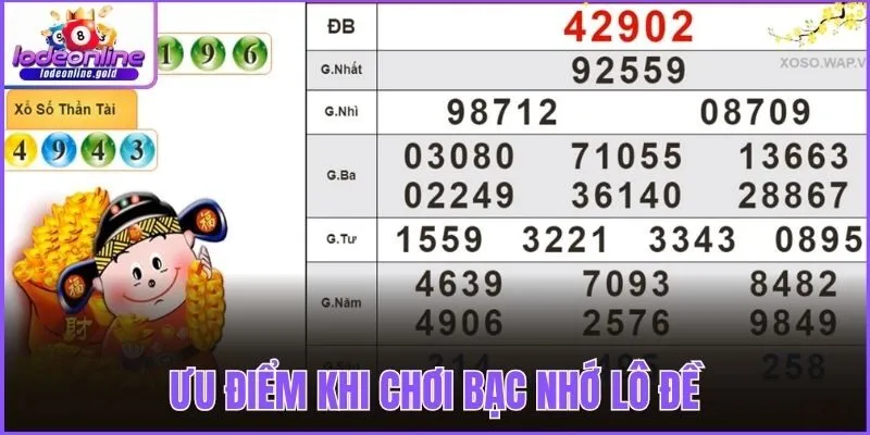 Ưu điểm khi chơi bạc nhớ lô đề
